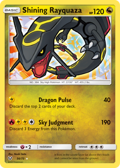 Schimmerndes Rayquaza