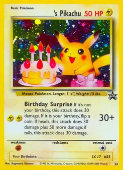 Pikachu de ________
