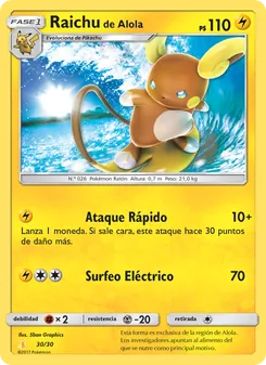 Raichu d’Alola