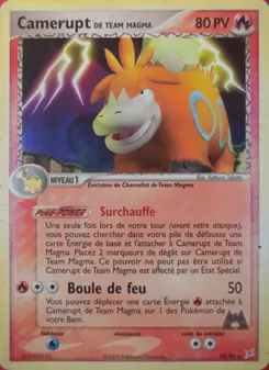 Camerupt de Team Magma