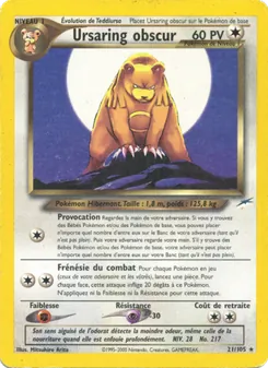 Ursaring obscur
