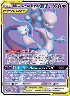 Mewtwo et Mew GX