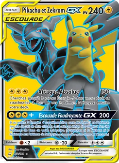 Pikachu et Zekrom GX