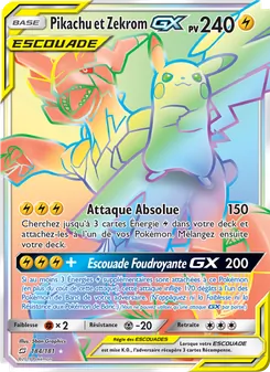 Pikachu et Zekrom GX